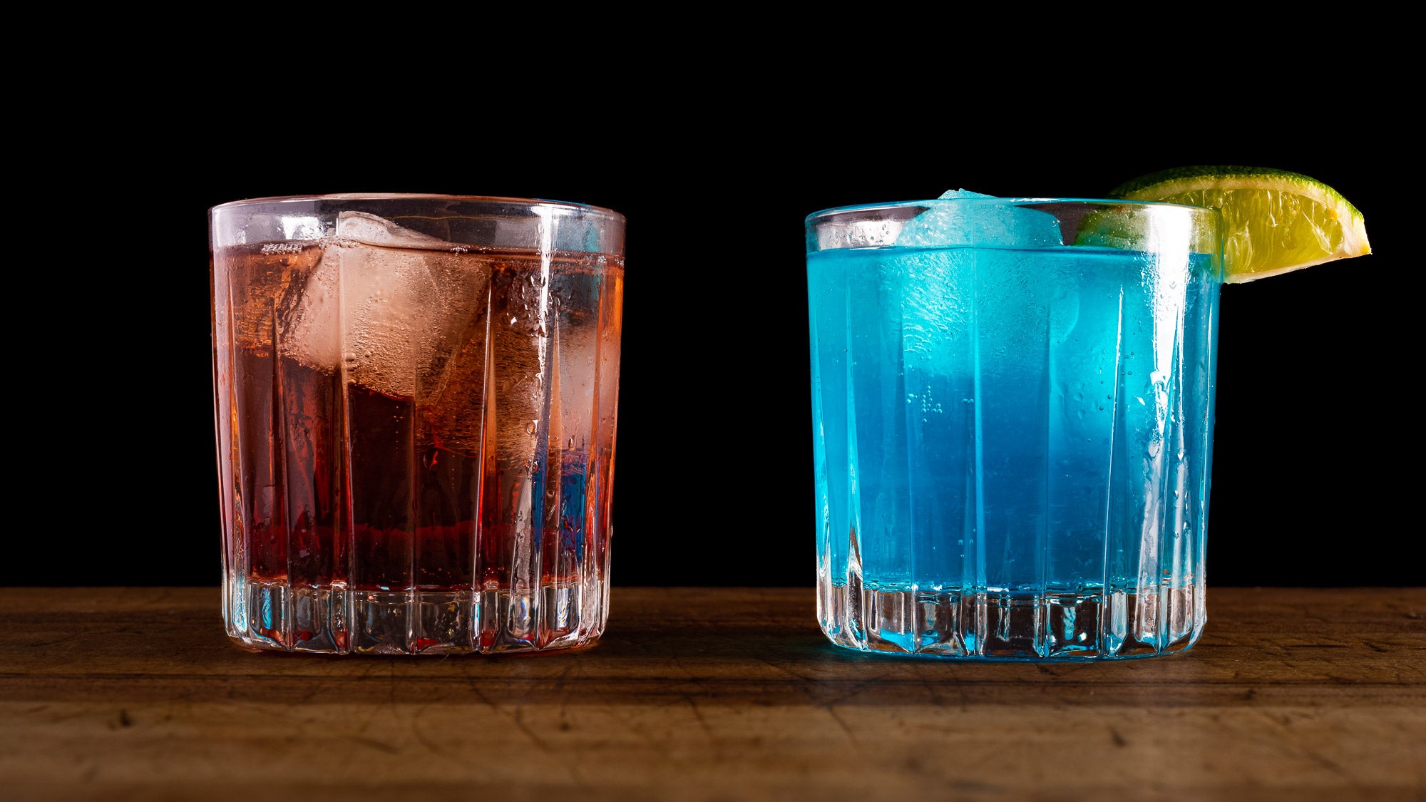 Red and Blue Nutcracker Cocktails