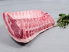 Bone In Berkshire Pork Loin Roast 10 Rib Rack raw | Heritage Foods