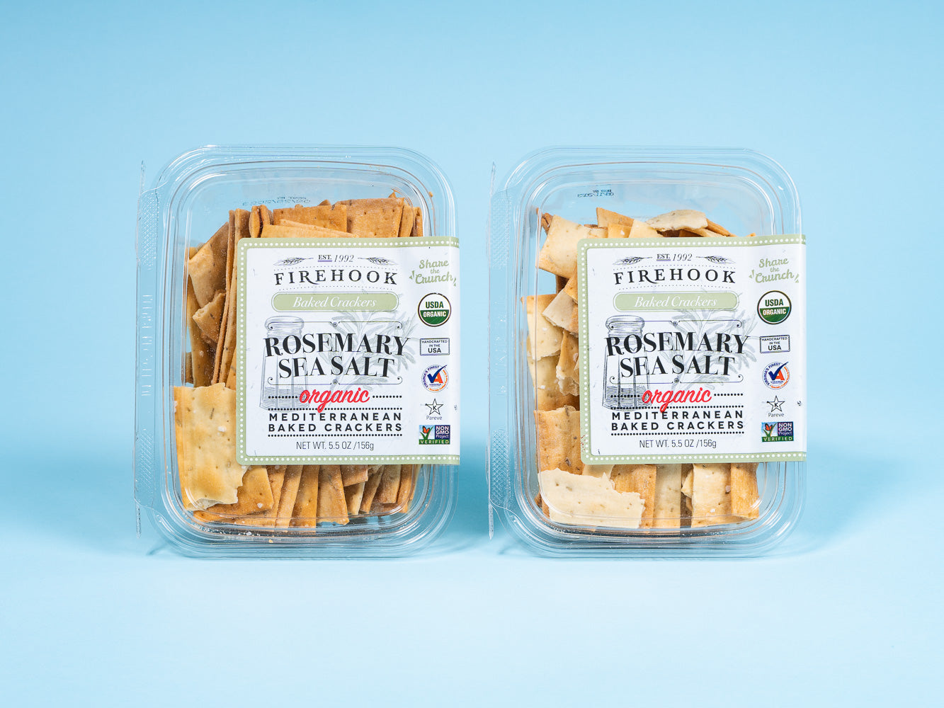 Rosemary Sea Salt Crackers - Firehook