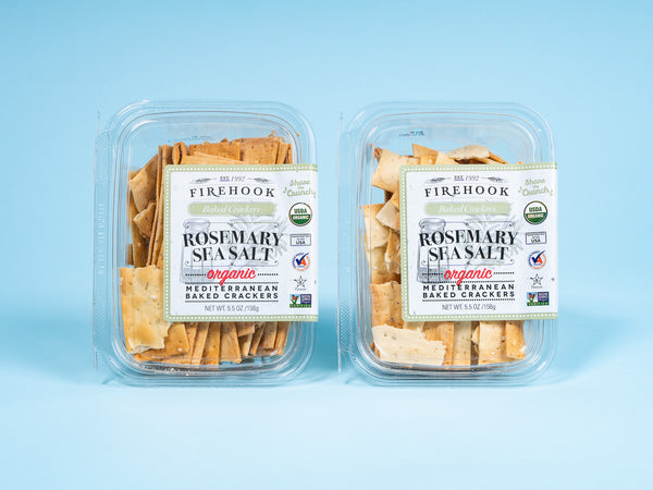 Rosemary Sea Salt Crackers - Firehook