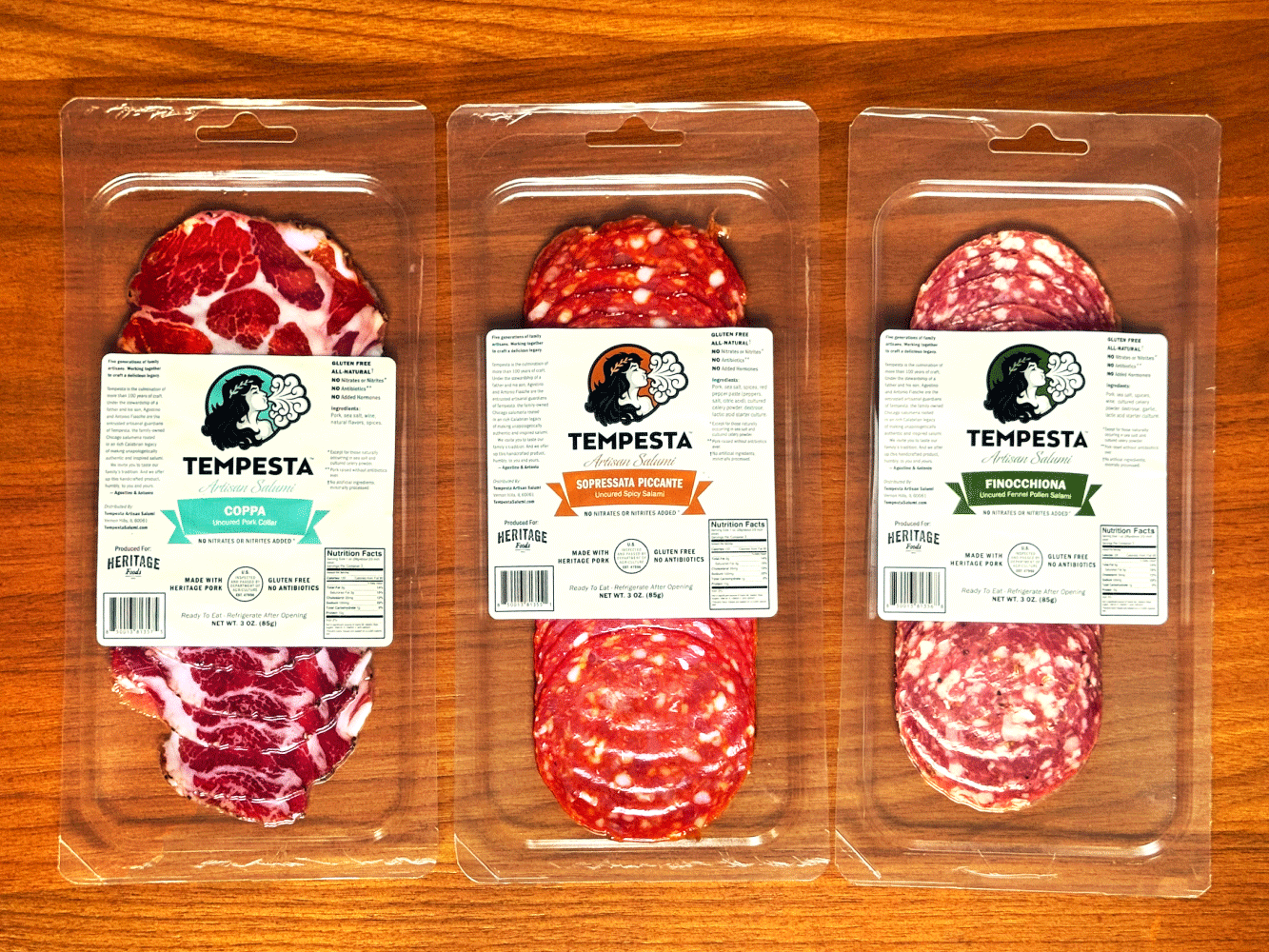 SLICED SALUMI TRIO PACKAGE