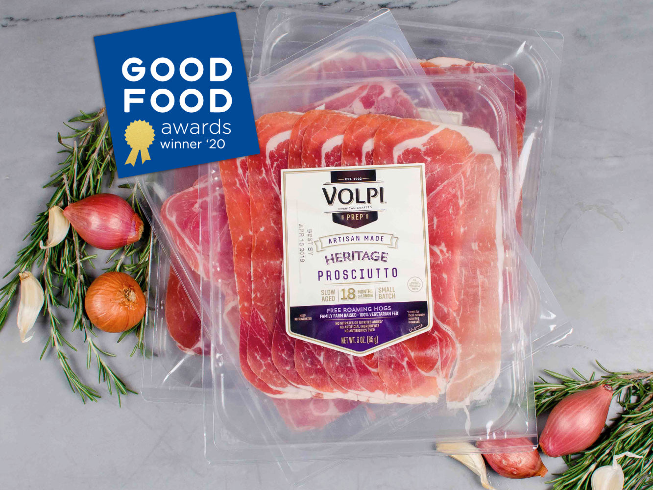 Volpi Sliced Heritage Prosciutto