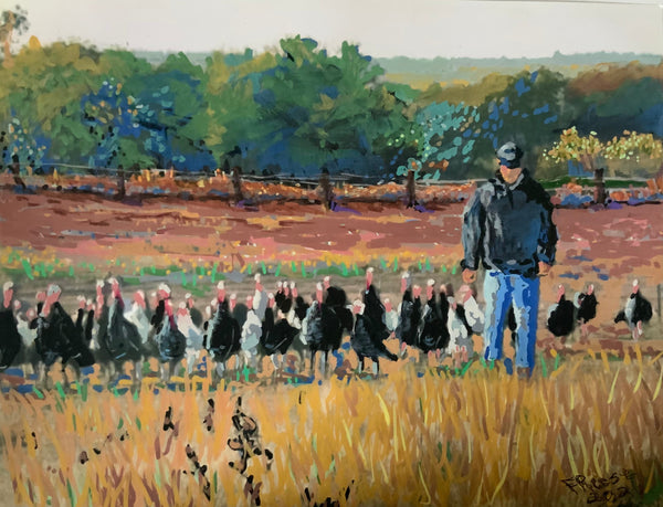 Heritage Turkey Paintings by Frank Reese!