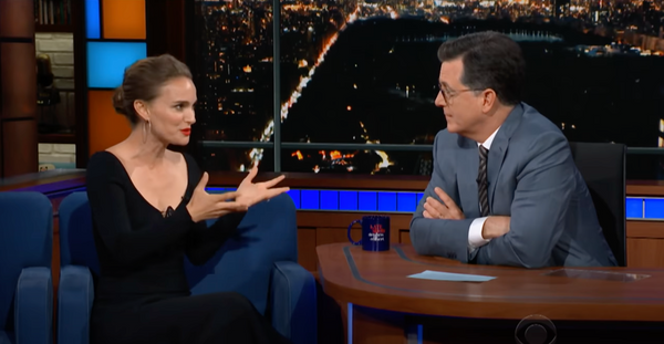 Watch Natalie Portman on The Late Show with Stephen Colbert to Promote Our Farmer Frank Reese Starring in Eating Animals