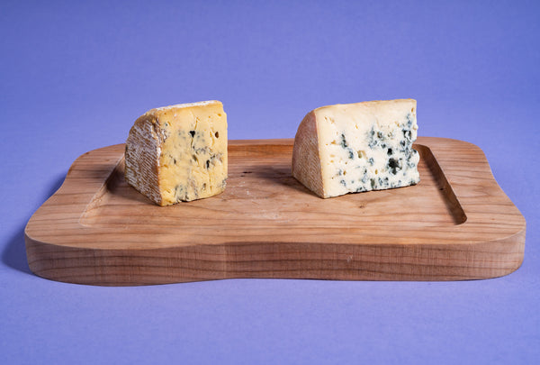 Bayley Hazen Blue Cheese by Jasper Hill and Mad River Blue Cheese by von Trapp Farmstead