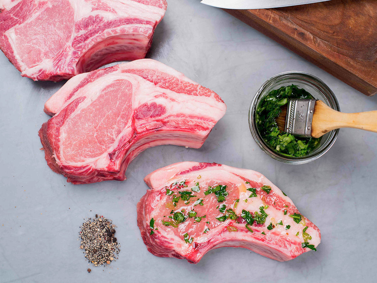 Pork Loin, Bone-in 10 Rib Rack | Heritage Foods