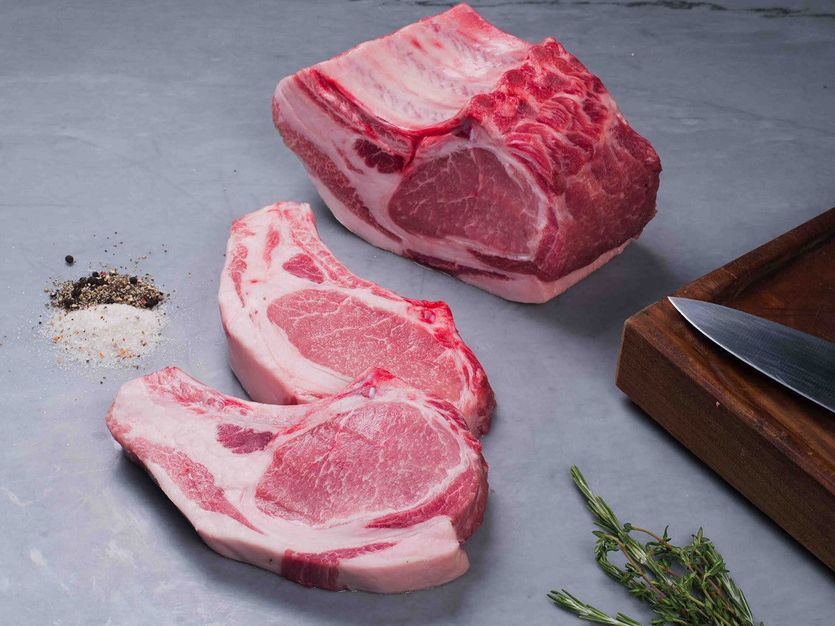 Pork Loin, Bone-in 10 Rib Rack | Heritage Foods