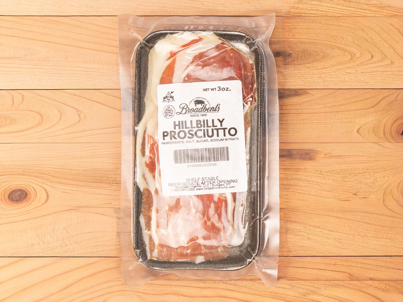 SLICED BROADBENT HERITAGE PROSCIUTTO