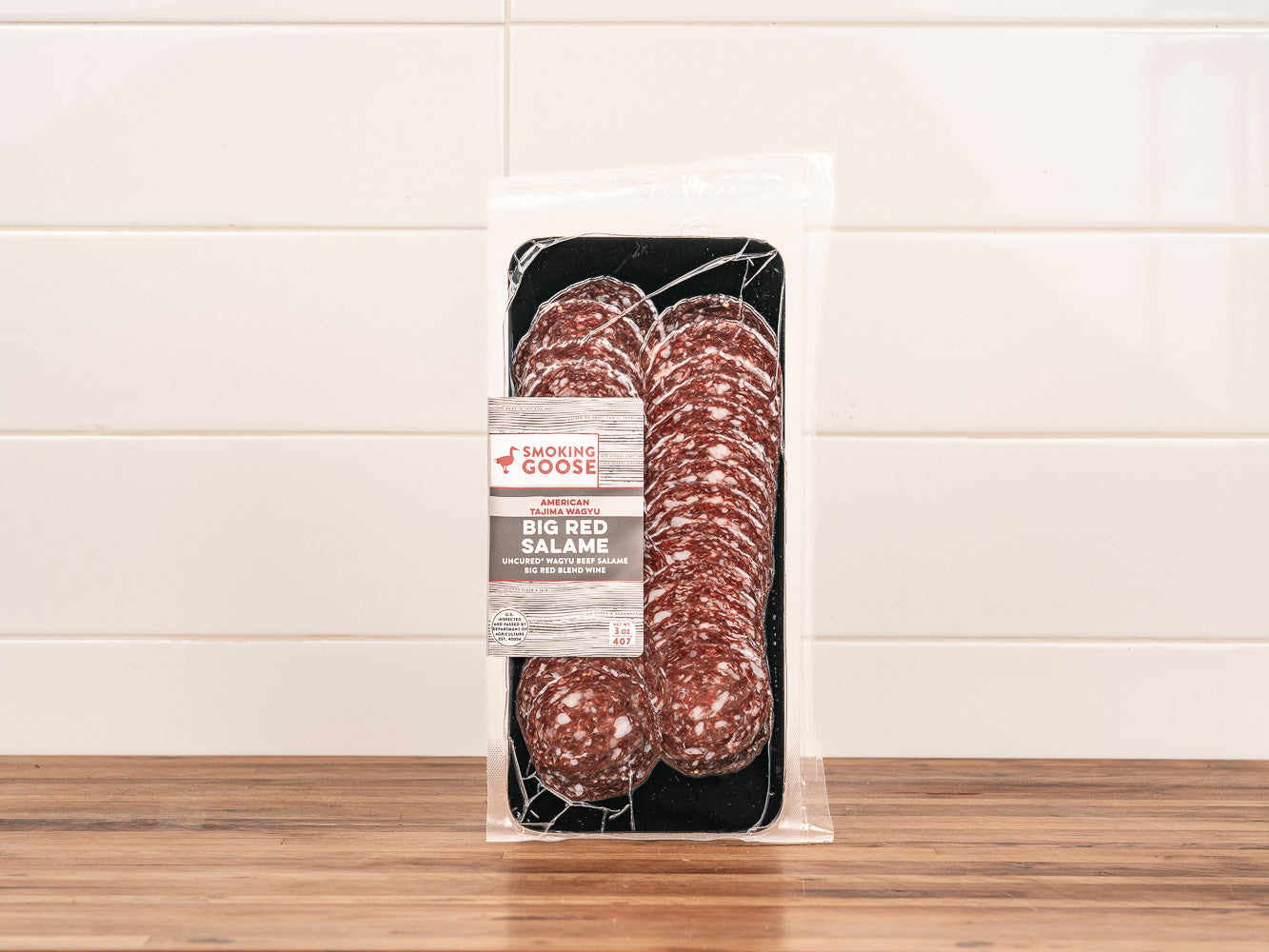 Pre-Sliced Big Red Beef Salame | Heritage Foods
