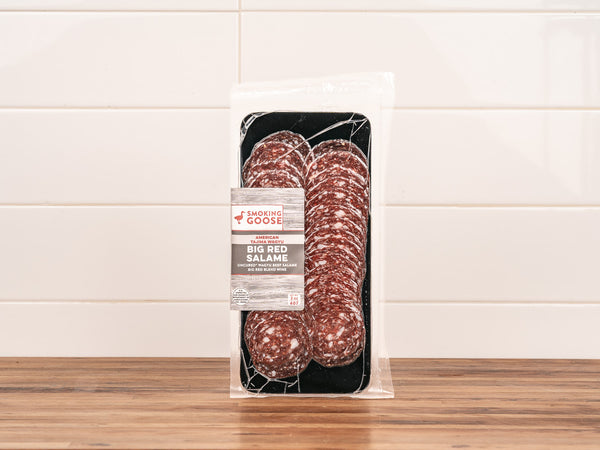 Pre-Sliced Big Red Beef Salame | Heritage Foods