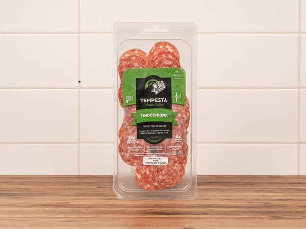 Sliced Heritage Finocchiona Salami | Heritage Foods