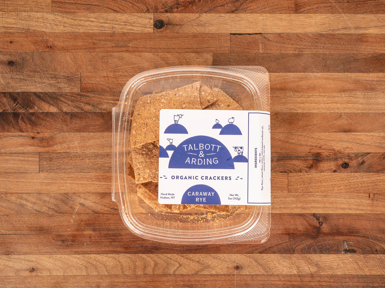 Caraway Rye Crackers Talbott and Arding | Heritage Foods
