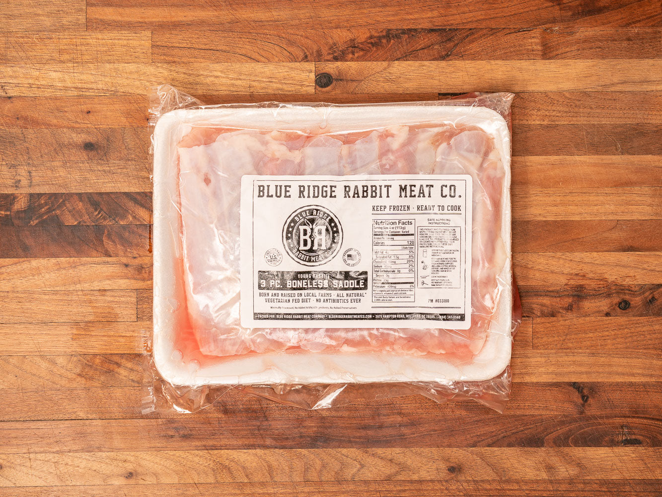 BONELESS RABBIT SADDLE