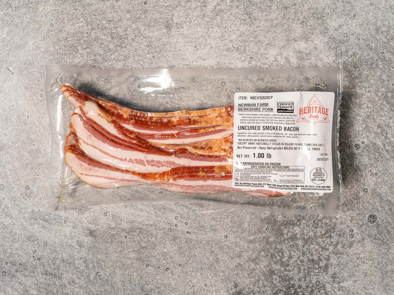 UNCURED SMOKED BACON
