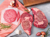 Wagyu Beef Burger Patties and Akaushi Angus Ribeye Steaks