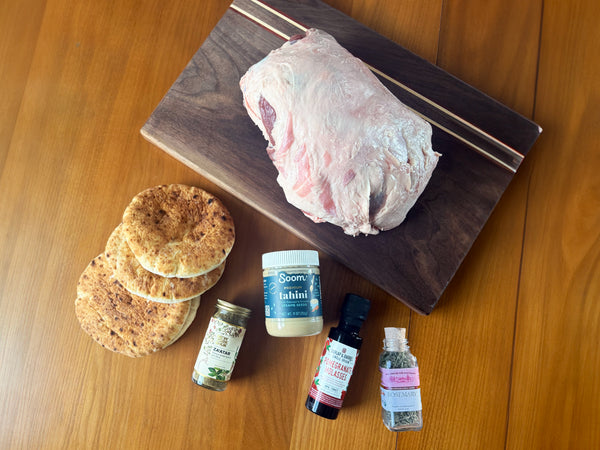 ZA'ATAR CRUSTED GOAT OR LAMB DINNER KIT