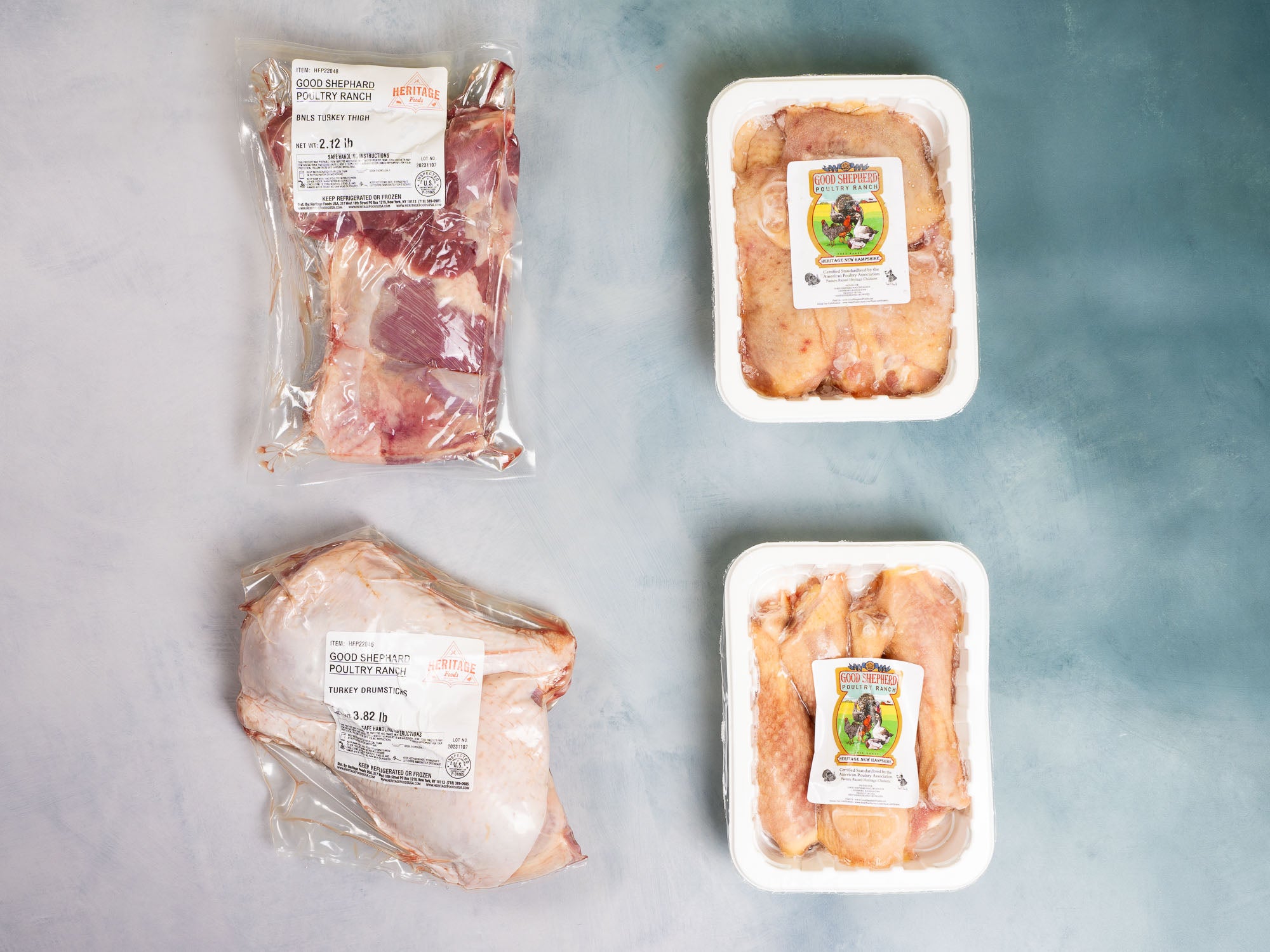 DARK MEAT CHICKEN AND TURKEY PART PACK