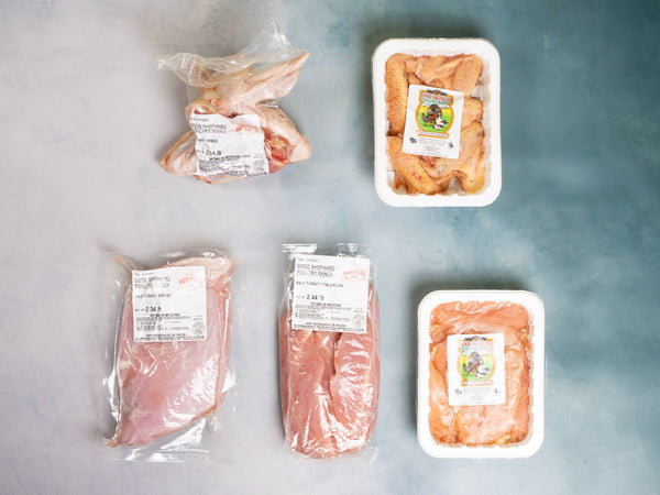 WHITE MEAT CHICKEN AND TURKEY PART PACK