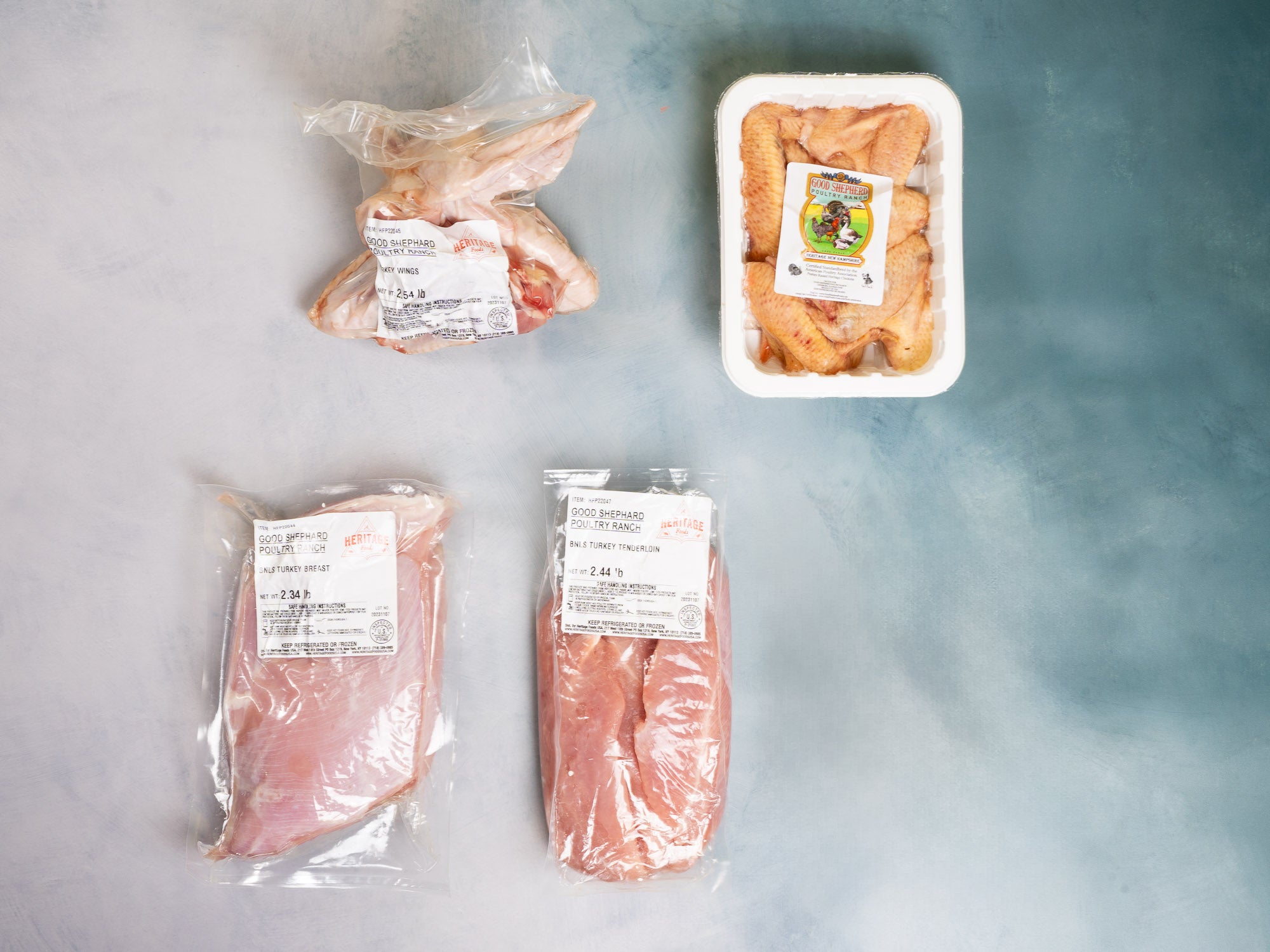 WHITE MEAT CHICKEN AND TURKEY PART PACK