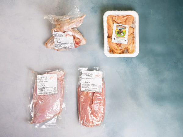 WHITE MEAT CHICKEN AND TURKEY PART PACK