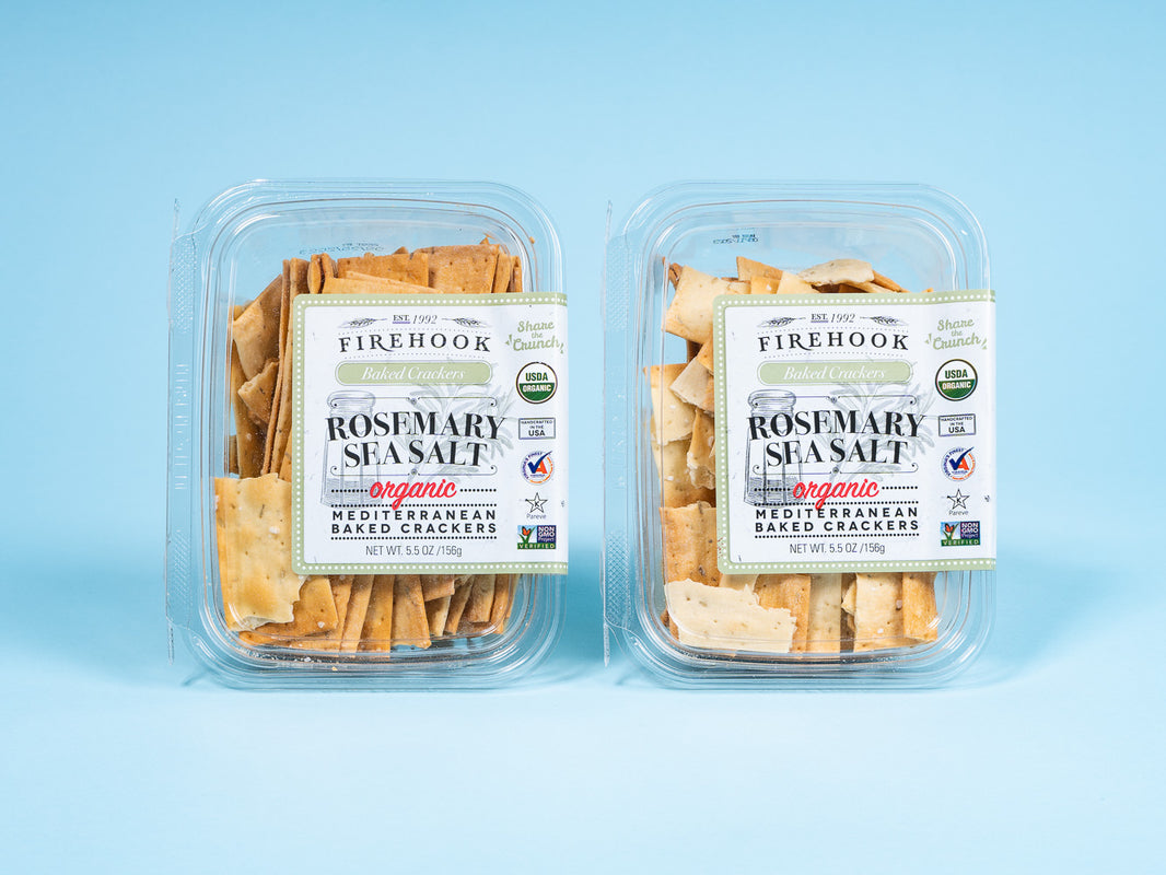Rosemary Sea Salt Crackers by Firehook Bakery Heritage Foods