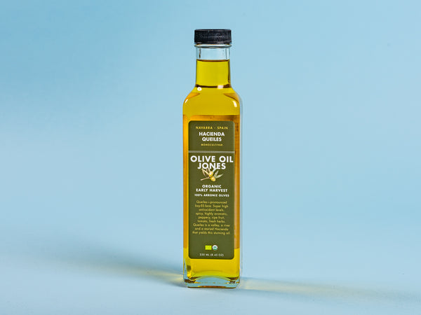 Olive Oil Jones Hacienda Queiles 250mL bottle