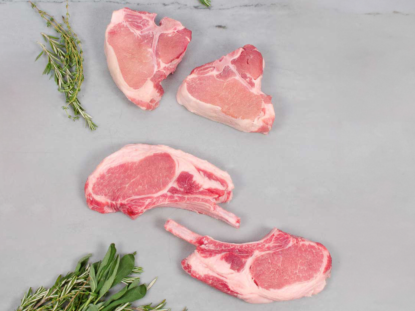 HERITAGE PORK CHOP SAMPLER