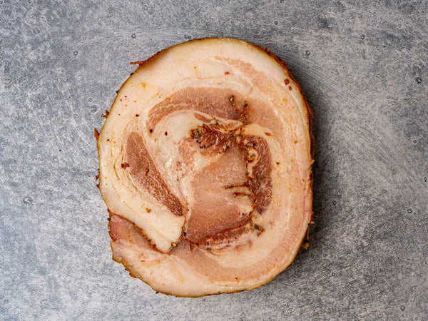 SLICED HERITAGE PORCHETTA — FULLY COOKED