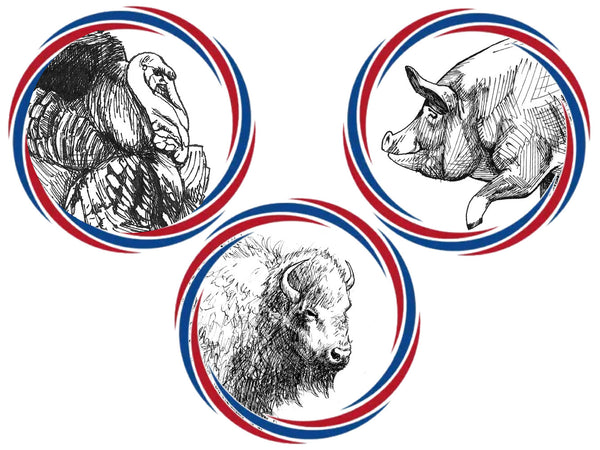 turkey, pork & bison 250th Celebration Box