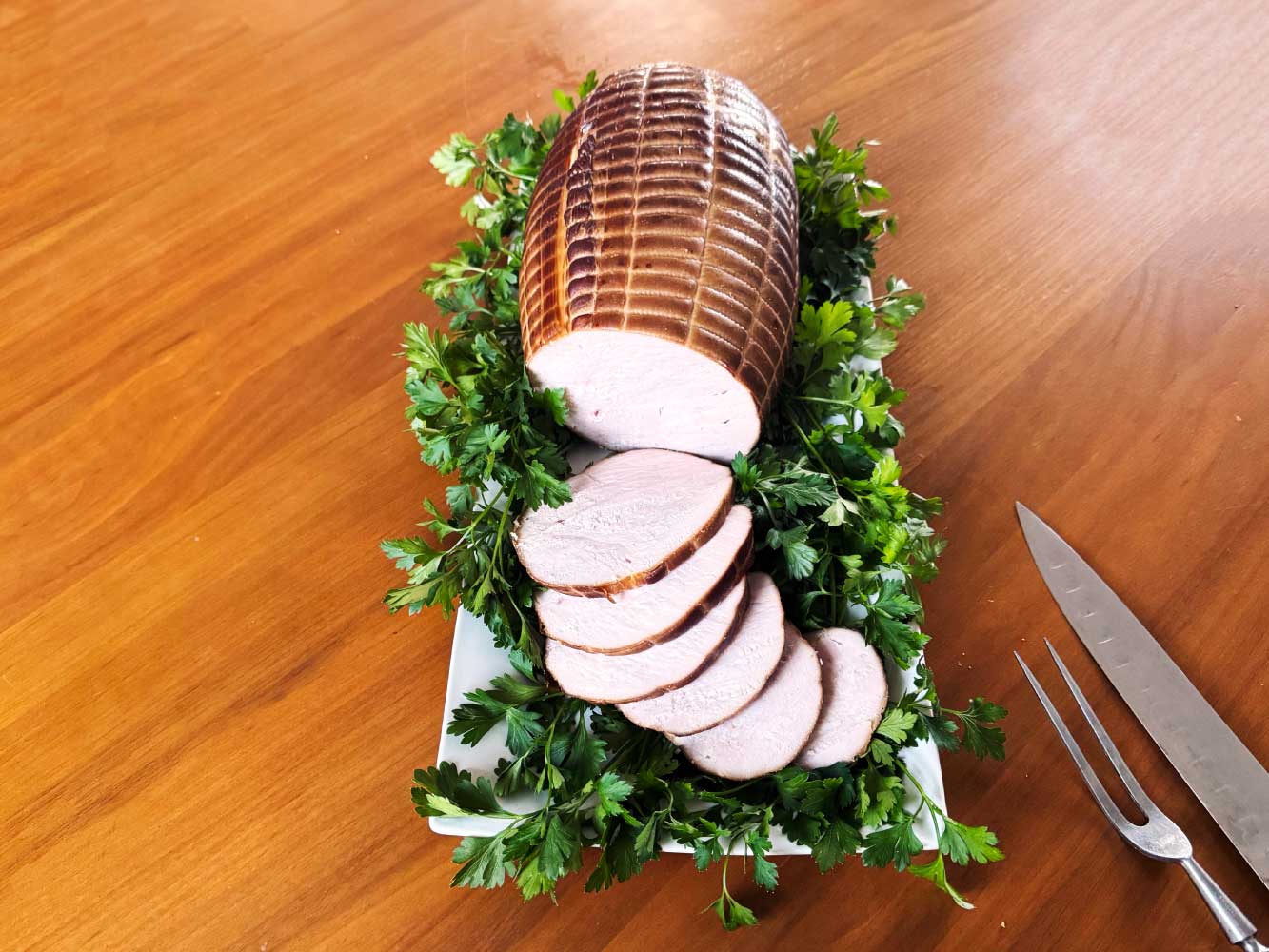 SMOKED TURKEY BREAST — FULLY COOKED