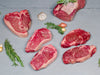 Bone In and Boneless Pure Akaushi and Akaushi/Angus Wagyu Strip Steaks