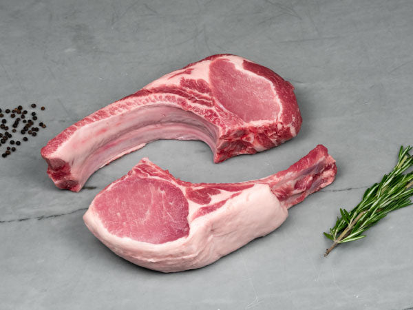 Double-Cut, Long- Bone Heritage Pork Cowboy Chop